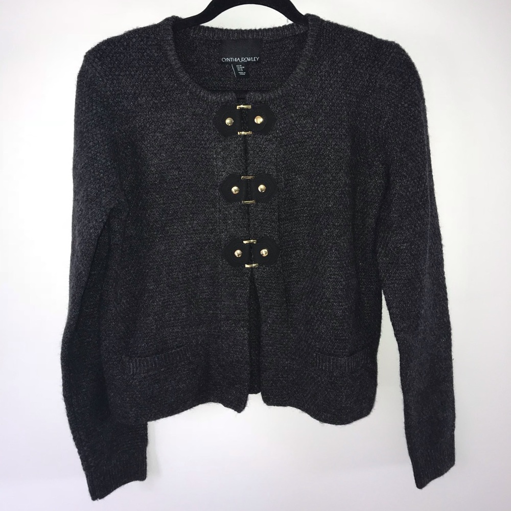 Cynthia Rowley grey cardigan